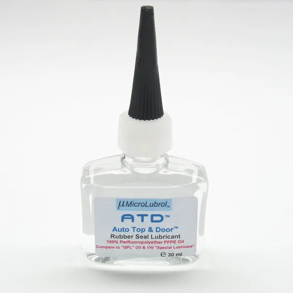 MicroLubrol ATD Auto Top & Door Rubber Seal Lubricant Oil 30ml (2 oz. or 57 gm.)
