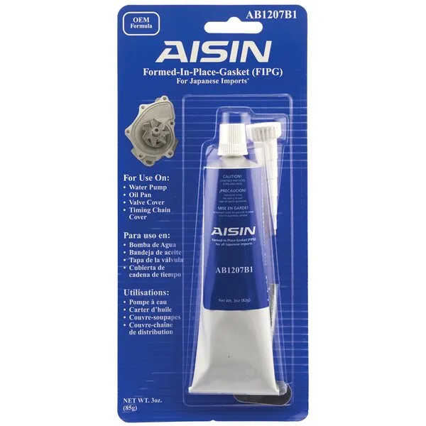 AISIN AB1207B1 Black Form-In-Place Gasket Sealant - 3oz. Tube