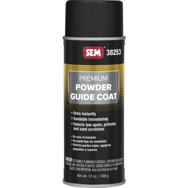 SEM 38253 Premium Powder Guide Coat, 12 oz.