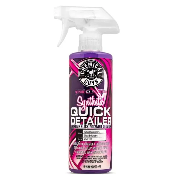 Chemical Guys WAC21116 Synthetic Quick Detailer, Safe for Cars, Trucks, SUVs, Motorcycles, RVs & More, 16 fl oz