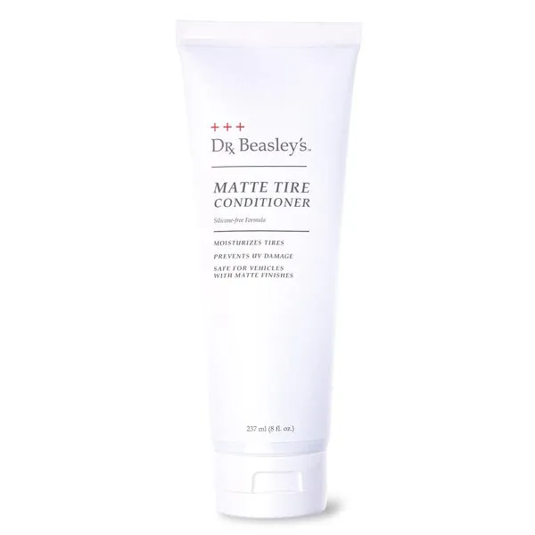 Dr. Beasley's Matte Tire Conditioner - 8 oz., Designed For Matte-Painted Wheels, Restores Tire Color, Prevents Cracking and Fading