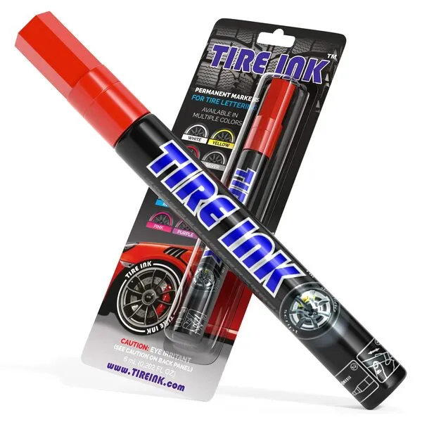 Tire Ink Paint Pen For Car Tires Permanent and Waterproof Carwash Safe