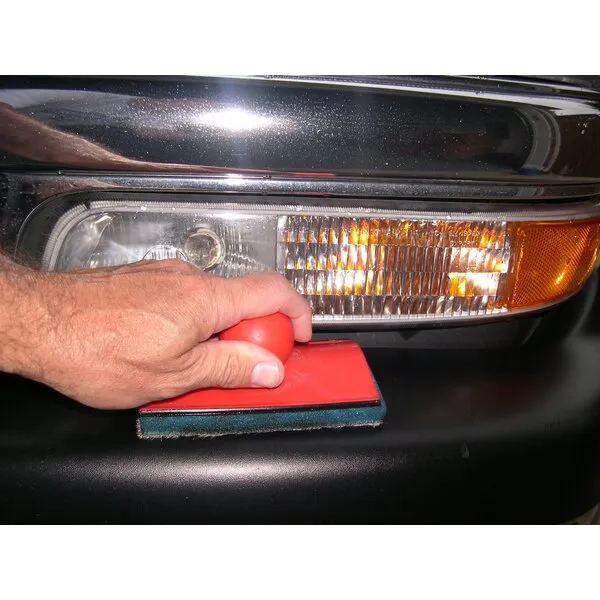 Auronp Brush King - Tire Shine Applicator and Refill Pads