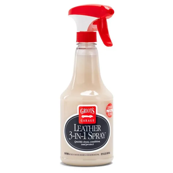 Griot's Garage 10963 Leather 3-In-1 Spray 22oz