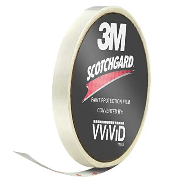 VViViD 3M Clear Paint Surface Protection Vinyl Wrap 1 Inch Wide Tape Roll (1 Inch x 48 Inch)