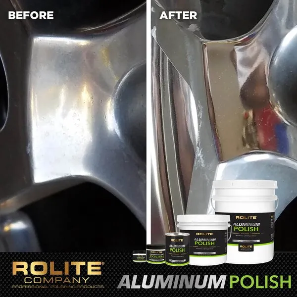 Rolite Aluminum Polish (1lb) for All Aluminum & Bare Metal Surfaces - Canoes, Jon Boats, Pontoons, RVs, Diamond Plate, Aluminum Non-Coated Wheels