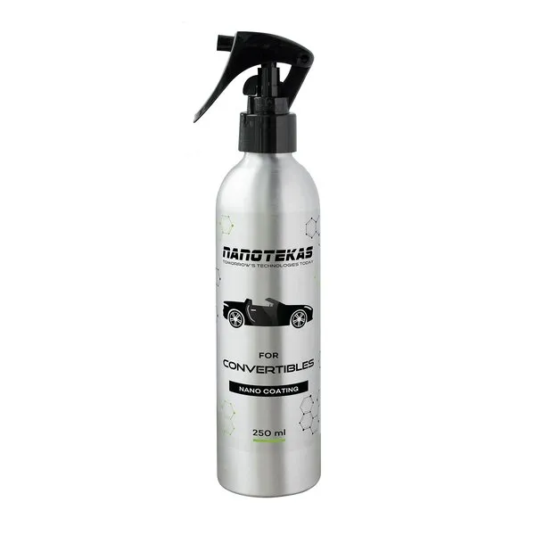 Convertible Roof Nano Coating Nanotec Waterproof For Car Cabrio Top Hydrophobic Water Repelling 250 ml
