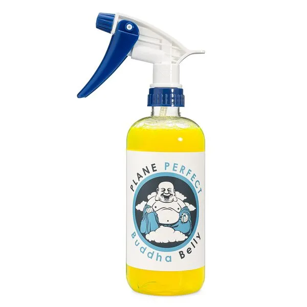 Plane Perfect Buddha Belly Oil & Grease Cleaner - 16oz, Aviation Grade Degreaser Cleaner Heavy Duty, Automotive Engine Cleaner and Degreaser Spray, Multi Surface Cleaner for Airplanes, Trucks & Cars