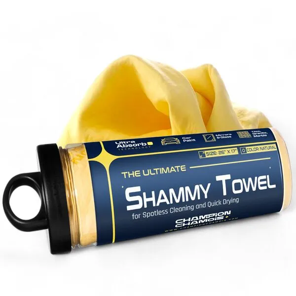 Premium UltraAbsorb+ Shammy Towel for Cars, Boats, Home (26