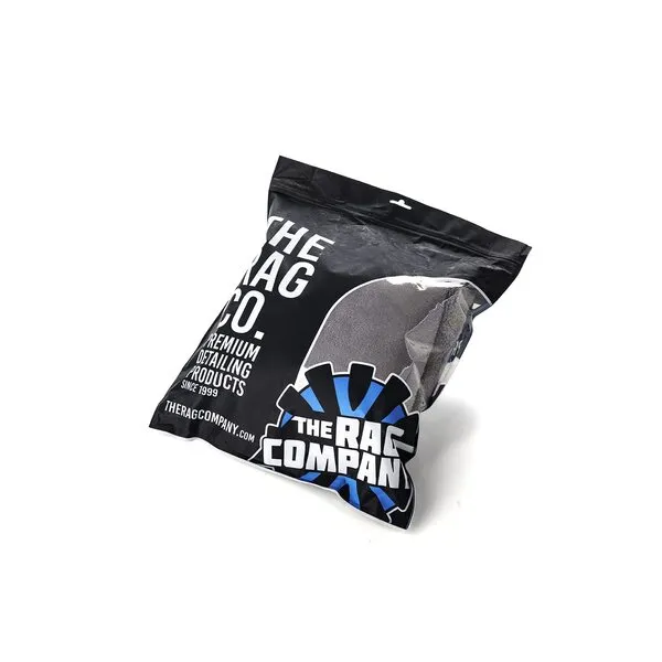 The Rag Company - Eagle Edgeless 600 (3-Pack) Professional Korean 70/30 Blend Super Plush, Microfiber Auto Detailing Towels, Buffing & Polishing, 600gsm, 16in x 16in, Dark Grey