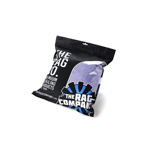 The Rag Company - Eagle Edgeless 350 (5-Pack) Professional Korean 70/30 Blend Super Plush Microfiber Detailing Towels, 350GSM, 16in x 16in, Lavender