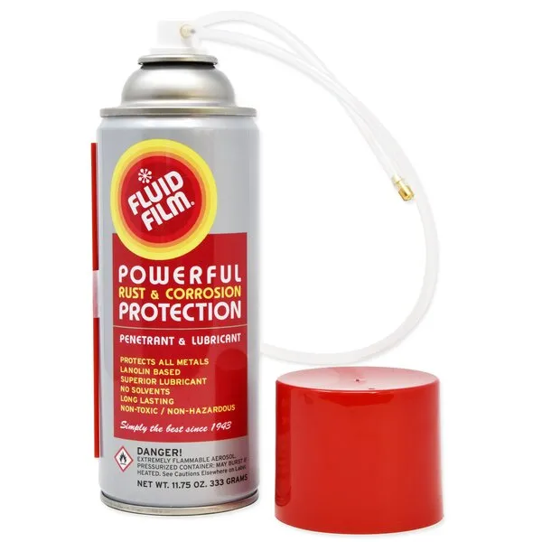 Fluid Film 11.75 oz. Spray 6 Pack, Spray Can Extension Wand, Number 1 in Service Wallet Size Tissue Pack