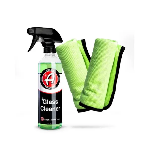 Adam\'s Polishes Glass Cleaner - Car Window Cleaner | Car Wash All-Natural Streak Free Formula For Car Cleaning | Safe On Tinted & Non-Tinted Glass | Won’t Strip Car Wax or Paint Protection