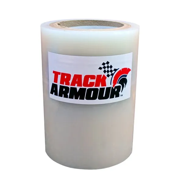 TRACK ARMOUR TA6X100-6\'\' x 100\' - Temporary Track Day Paint Protection Clear Adhesive Film for Car