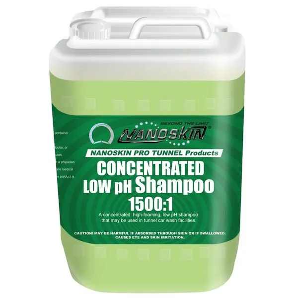 Nanoskin Car Wash Tunnel Series Concentrated Low pH Shampoo (Dilution Ratio: 1500:1) [NA-CLS640], 5 Gallons
