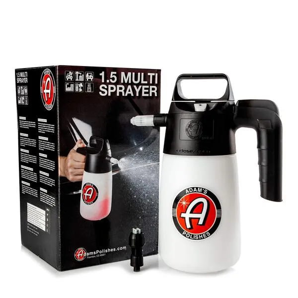Adam\'s Polishes 1.5 Pump Multi Sprayer 35oz - Easy to Use Design - Easily Spray Your Entire Vehicle With Your Favorite Spray Wax, Detailer, Sealant, Cleaner, and More (Multi Sprayer)