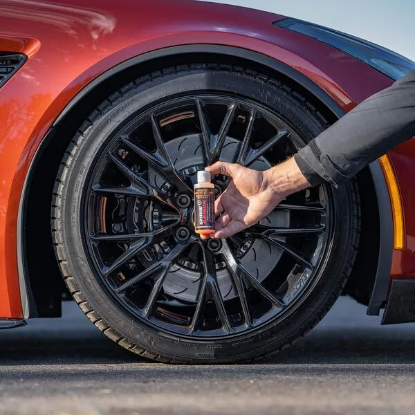 SHINE ARMOR Tire Shine Gel Dressing & Pristine Cleaner Car Care for Wheels & Tires with No Sling Formula Wet Look Keeps Tires Black & Clean with Water Based Polymers from