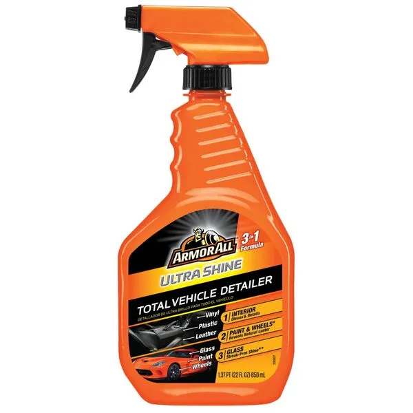 Armor All Ultra Shine Total Vehicle Detailer by Armor All, Car Detailer Spray for Interior and Exterior Use, 22 Fl Oz