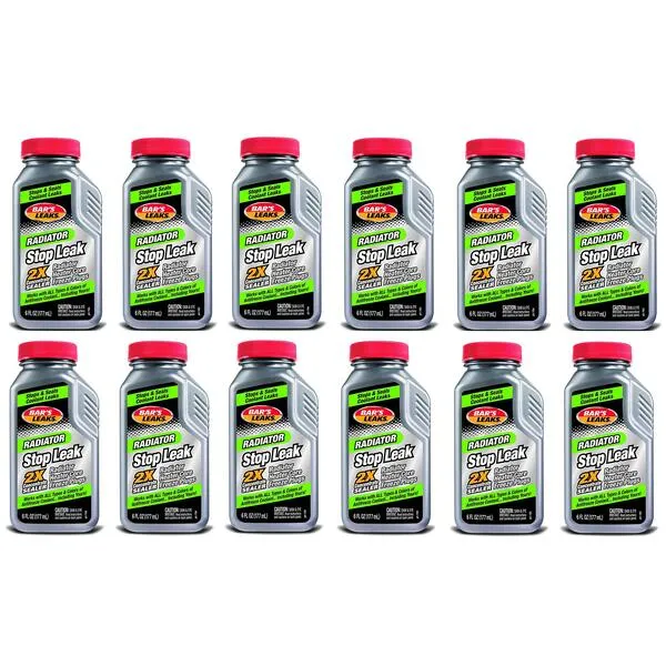 Bar's Leaks 1194 Grey Radiator Stop Leak - 6 oz. (12)