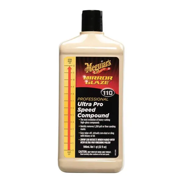 Meguiar's Professional Ultra Pro Speed Compound M11032 - Heavy Duty Compound - Pro Scratch Remover, Oxidation Remover, Heavy Swirl Mark Remover and Car Polish - Ideal for DA Polisher Use, 32 Oz