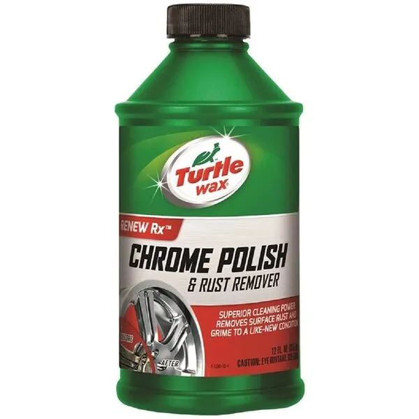 Turtle Wax T-280RA Chrome Polish & Rust Remover - 12 oz. - 2 Pack
