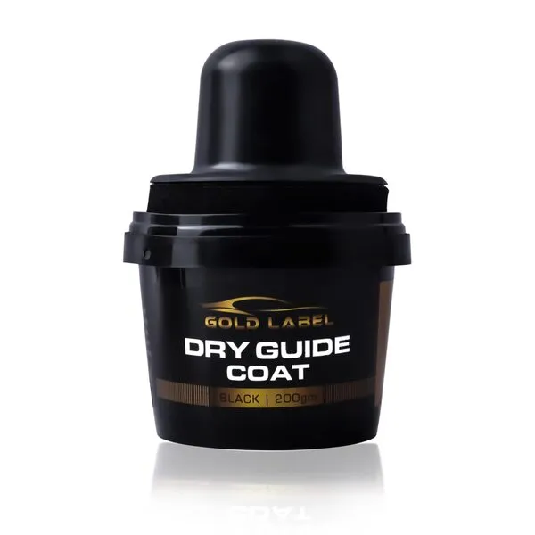 Gold Label Detailing Dry Black Guide Coat 200 Grams Excellent for Finding Defects in Automotive Paint