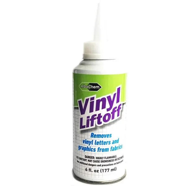 AlbaChem VLR Vinyl Lifter for Fabric - Fast-Drying & No Residue Vinyl Remover (6 fl oz)