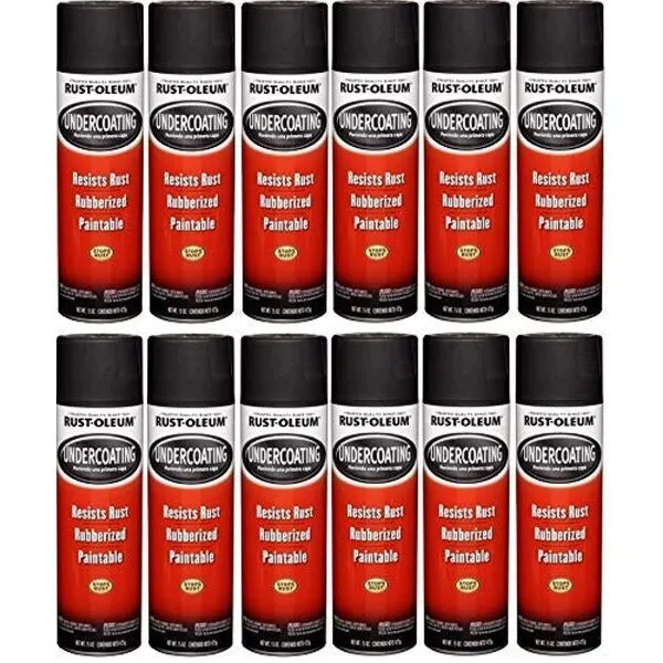 Rust-Oleum Black Undercoating 15 oz. (12 Pack)