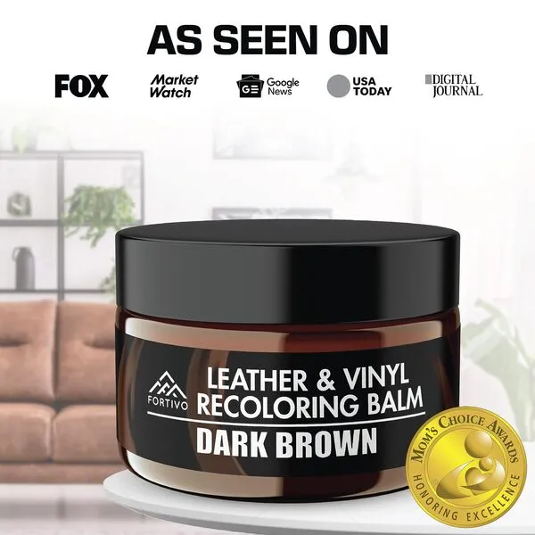 The Original Leather Recoloring Balm, Leather Color Restorer, Leather Scratch Remover, Leather Couch Scratch Repair, Leather Restorer for Couches, Leather Couch Paint, Leather Scratch Repair Balm