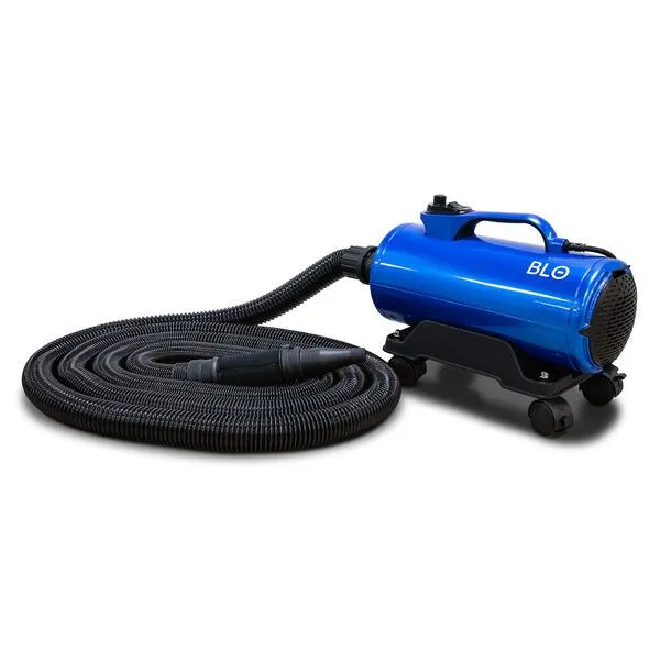 BLO Car Dryer AIR-GT - Quickly Dry Your Entire Vehicle After a Wash - No More Drips, No More Scratches- Adjustable Air Speed - Extra Long Hose - Rotating Wheels