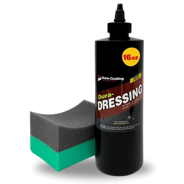 DURA-COATING TECHNOLOGY, Dressing Tire Dressing Re-Load Kit, for Tires Already Coated with Dura-Dressing - Car Tire Shine for Ultimate High Gloss Shine, Protection & Renewal - XXL 16oz Bottle