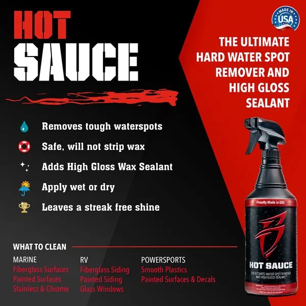 Bling Sauce Cleaning/Detailing Kit for Cars, Boats, RV, Motorcycles-4-Pack, 20 oz Each