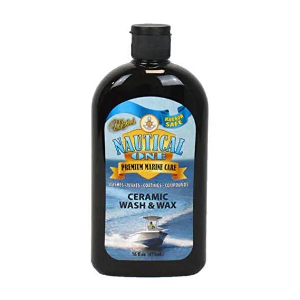 McKee's 37 N1-400 Nautical One Ceramic Wash & Wax | High Sudsing Wash for Marine | Will Not Create Water Spots