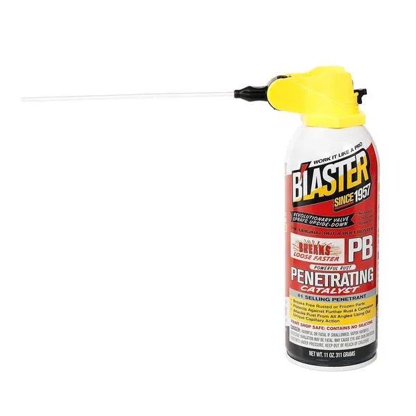 B'laster PB Blaster Penetrating Oil Spray for Rusted Bolts, 11-oz Pack of 12 - Rust penetrating Spray - Rust Prevention Spray - Penetrating Oil for Rusted Bolts - Anti Corrosion Spray