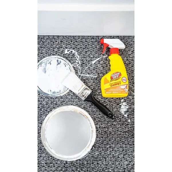 Goof Off FG910 Paint Remover Carpet Cleaner Solution –, 12 oz. Spray