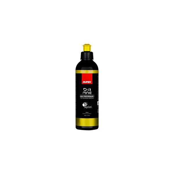 RUPES Fine Compound for Polish & Swirl Remover, Dual Action Buffing Compound Liquid, for Car Detailing & Removing Scratches, High Performance Cleaning Supplies (250ml/8.5oz, Single Bottle)