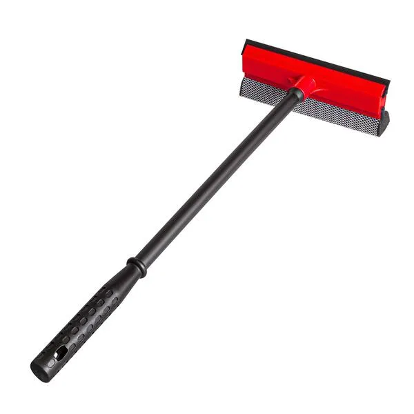 DSV Standard Window Squeegee for Car Windows, 2-in-1 Window Cleaner for Car Windshield, Gas Station, Shower, and Glass | Auto Squeegee with 17.5