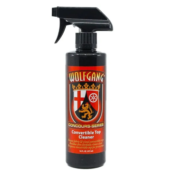 WOLFGANG CONCOURS SERIES Convertible Top Cleaner, WG-2650, 16 Oz. Spray Bottle, Spray-On Cleans & Prepares Surfaces, Works On Fabric & Vinyl Convertible Tops