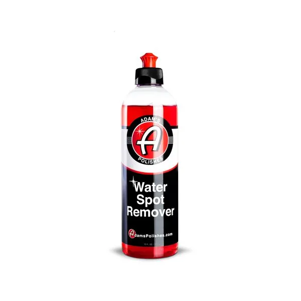 Adam's Polishes Water Spot Remover - Hard Water Stain Remover For Glass, Shower doors, Paint, Windows, Car Detailing & More | Bio Safe Calcium, Magnesium & Soap Scum Remover Formula (16oz)