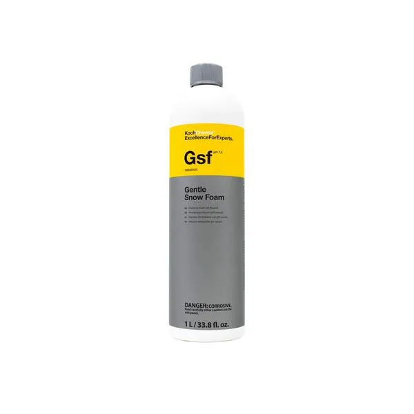 KOCHCHEMIE Gentle Snow Foam - pH Neutral Pre-Cleaning; Works With Foam Cannons & Sprayers; Manual Washing Shampoo; Safe on Existing Wax & Sealed Surfaces; Unique Cherry Fragrance (1 Liter)