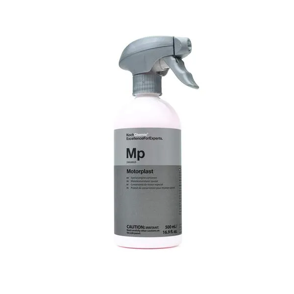 Koch-Chemie - Motorplast - Naturally Shiny, Water-Displacing Engine Conserver; Restore Appearance; Elastic Protective Film Protects Power Units from Corrosion & Environmental Factors (500 milliliters)