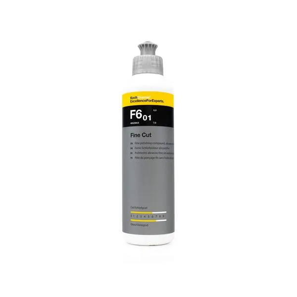 KOCHCHEMIE Fine Cut Polishing Compound - Silicone-Oil-Free; Designed for All Paint Types; for Removing Medium to Heavy Defects, Scratches, and Sanding Marks Up to 2500 Grade (250 milliliters)