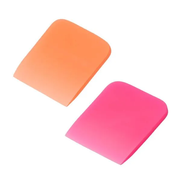 EHDIS Small Squeegee 2pcs Soft Rubber PPF Squeegee Wrapping Scraper for Curved Surfaces Vinyl Wrap Installation Tool,Vehicle Window Mirror Water Wiper,Window Tinting Tools