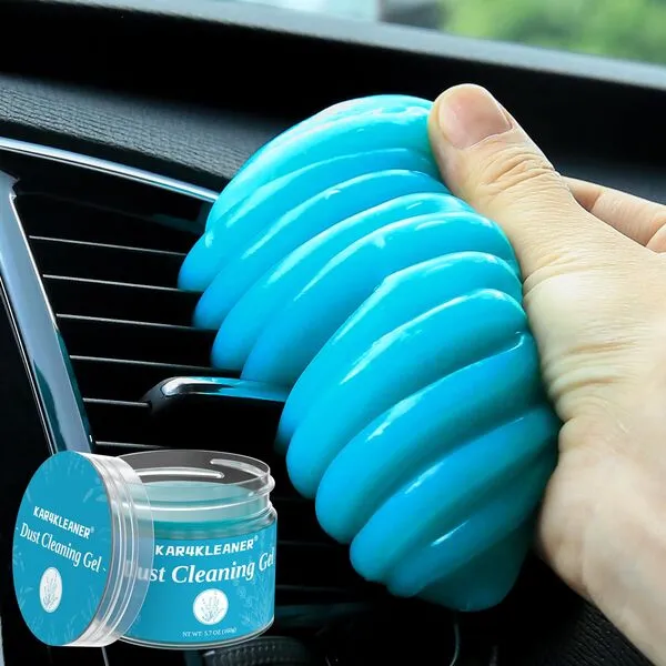 KAR4KLEANER Car Cleaning Gel for Car Cleaning Kit Car Slime for Cleaning Car Cleaning Putty for Car Interior Cleaner Dust Gel Cleaner for Car Detailing Kits Car Accessories Keyboard Cleaner (Blue)