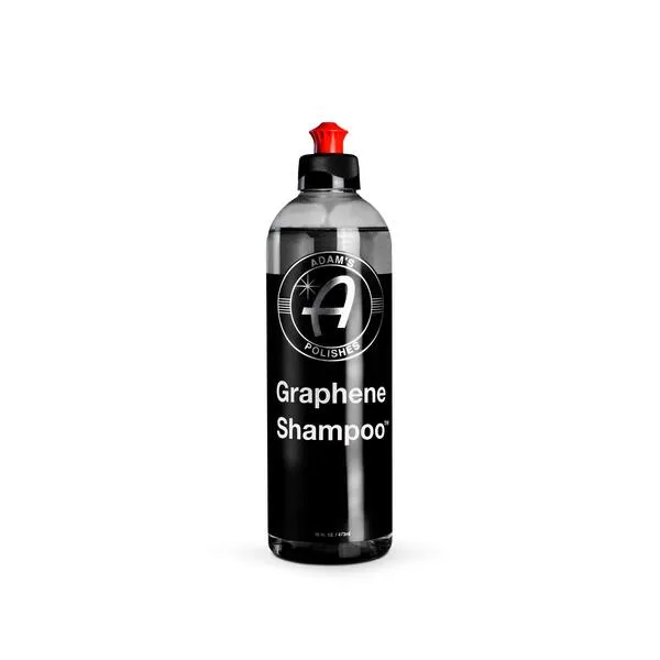Adam\'s Polishes Graphene Shampoo 16oz - Ceramic Coating Infused Car Wash Soap - Powerful Cleaner & Protection In One Step - pH Neutral, High Suds For Foam Cannon, Foam Gun, Or Detailing Bucket
