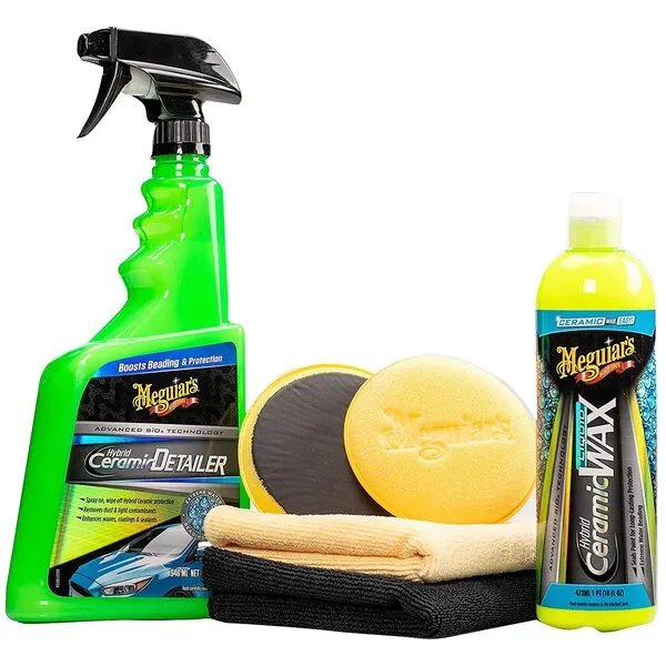 Meguiar\'s Hybrid Ceramic Wax & Shine Kit, 1 Count (Pack of 1)