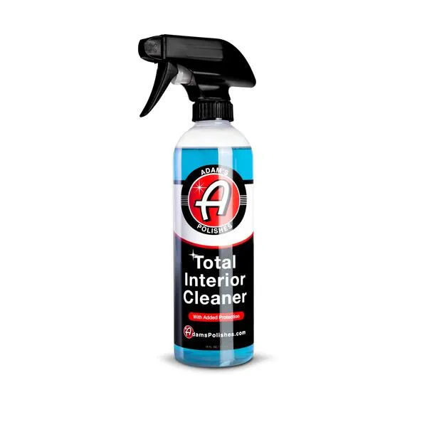 Adam\'s Polishes Total Interior Cleaner & Protectant (16oz), Quick Detailer & SiO2 Protection, Ceramic Infused UV Protection, Anti-Static, OEM Finish, For Leather, Vinyl, Plastics, Glass & More