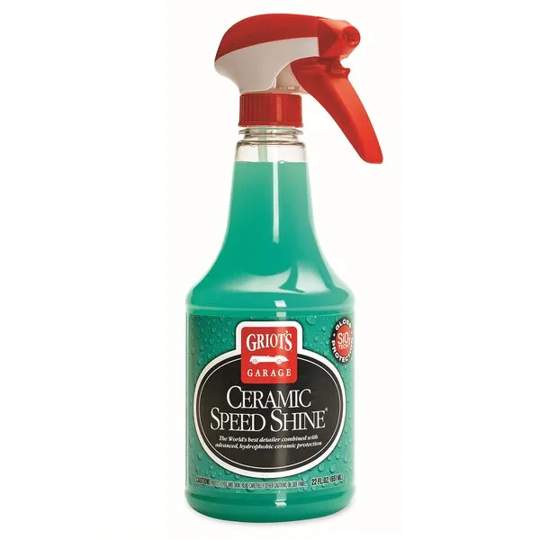 Griot\'s Garage 10945 Ceramic Speed Shine 22oz – Ceramic Quick Detailer & Clay Lubricant, Clean Your Vehicle While Appling Additional SiO2 Protection, Safe on All Existing Ceramic Coatings