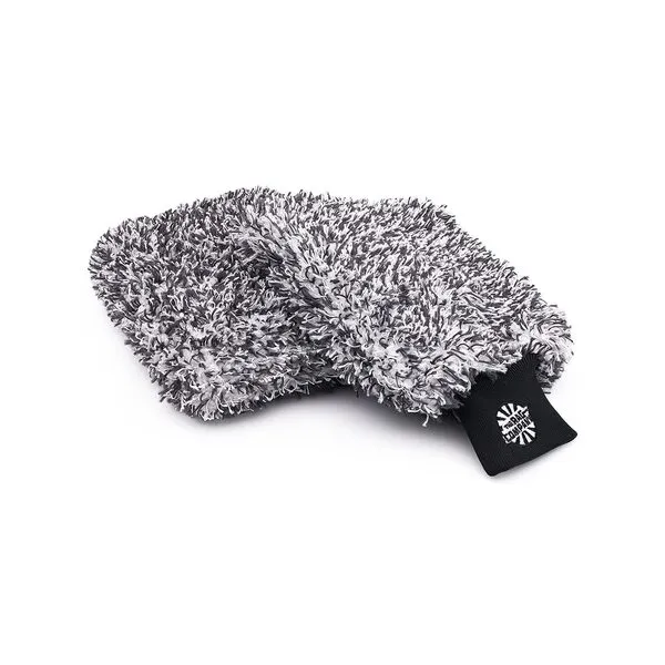 The Rag Company - The Cyclone Ultra Wash Mitt + Cyclone Ultra Wash Pad 6in x 8in Combo Pack - Microfiber Blend, Twist Loop Interior Liner Ideal for Foam, Soap + Bucket, & Rinseless Washing Methods
