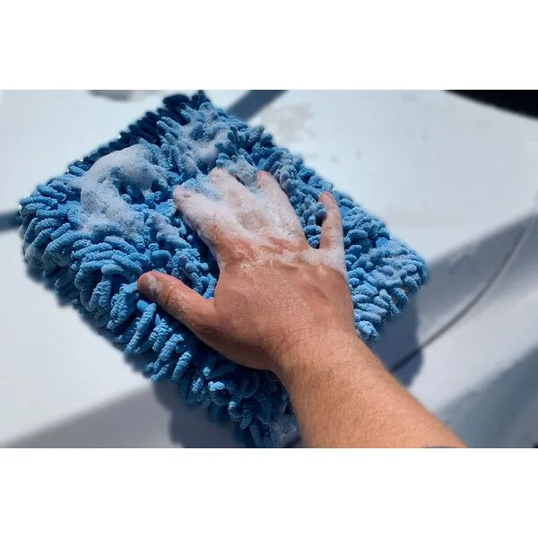 [Zero Cuff] Microfiber Wash Mitt (7 in. x 9 in.) 1pack (Black)